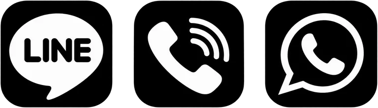 WhatsApp, Viber, LINE